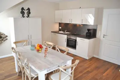 Küche/Küchenzeile in der Unterkunft Villa Somersby Ferienwohnung Nr 05