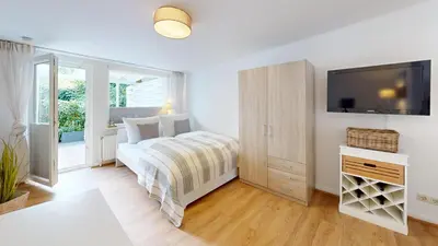 Ein Bett oder Betten in einem Zimmer der Unterkunft Amselweg - Seepferdchen
