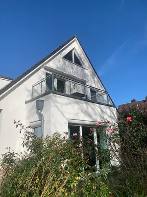Das Gebäude in dem sich die Ferienwohnung befindet