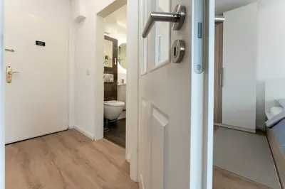 Ein Badezimmer in der Unterkunft Höppnerweg 5 Seemöwe 18