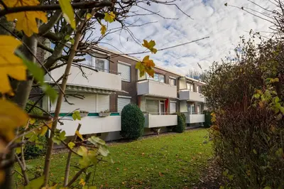 Ein Garten an der Unterkunft Höppnerweg 5 Seemöwe 18