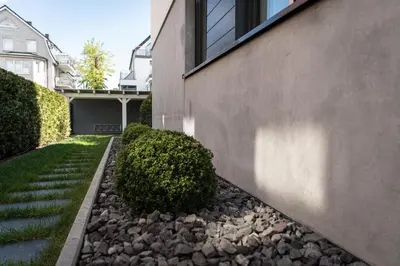 Ein Garten an der Unterkunft Baltic House Muschel