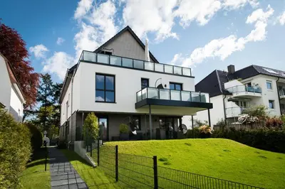 Das Gebäude in dem sich die Ferienwohnung befindet