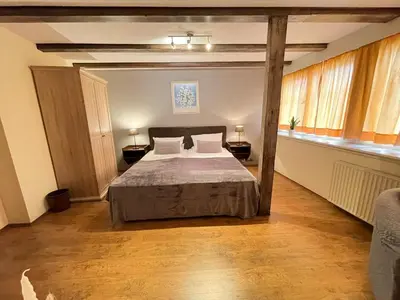 Ein Bett oder Betten in einem Zimmer der Unterkunft Hotel Restaurant Iris