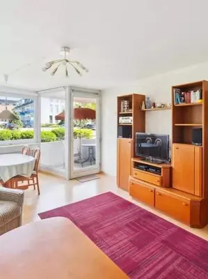 TV/Unterhaltungsangebot in der Unterkunft Beau Rivage Apt 9