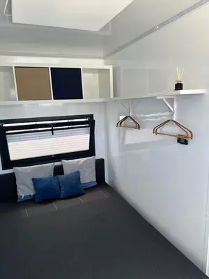 Grundriss der Unterkunft Premium Hausboot Trave Traum