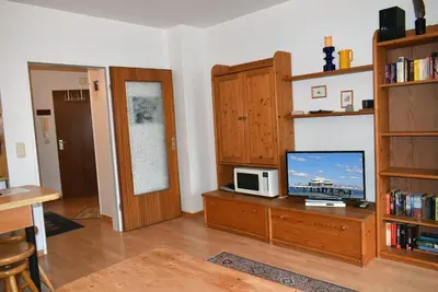 TV/Unterhaltungsangebot in der Unterkunft Sonnenseite Ferienwohnung