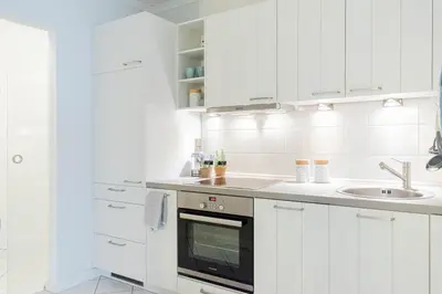 Küche/Küchenzeile in der Unterkunft Ferienwohnung Urlaubsflair