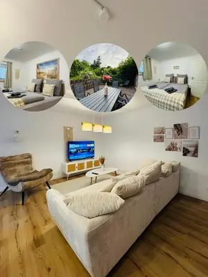 Grundriss der Unterkunft Charmante Ferienwohnung in Scharbeutz -Ihr perfektes Zuhause am Meer! Terasse, Parken & Strand! W1