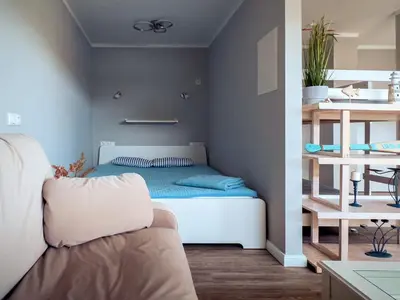 Ein Bett oder Betten in einem Zimmer der Unterkunft 