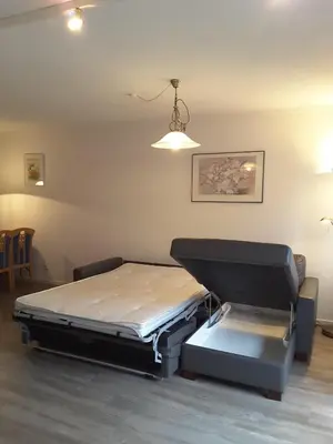 Ein Bett oder Betten in einem Zimmer der Unterkunft RES 216 - Residenz - Teilseeblick