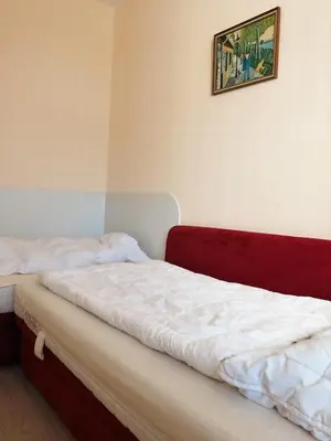 Ein Bett oder Betten in einem Zimmer der Unterkunft HOF 407 - Berliner Hof -Seeblick