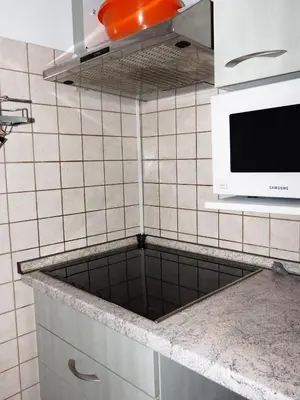 Küche/Küchenzeile in der Unterkunft HOF 407 - Berliner Hof -Seeblick
