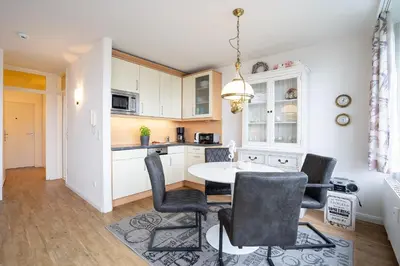 Küche/Küchenzeile in der Unterkunft TER 315 - Terrassenhuegel - Seeblick