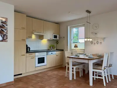 Küche/Küchenzeile in der Unterkunft FIS 501 - Hanseaten Residenz