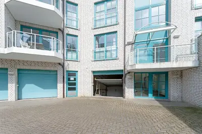 Das Gebäude in dem sich die Ferienwohnung befindet
