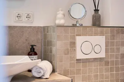 Ein Badezimmer in der Unterkunft Auszeit Timmendorfer Strand