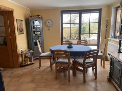 Küche/Küchenzeile in der Unterkunft Landhaus Anke
