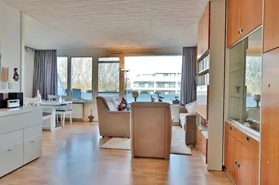 Ein Sitzbereich in der Unterkunft Terrassenhügel Appartement 306
