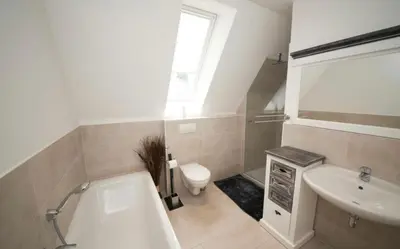 Ein Badezimmer in der Unterkunft Sealect-Hus 4 Timmendorfer Strand, mit Sauna
