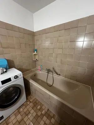 Ein Badezimmer in der Unterkunft Hansestraße