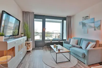TV/Unterhaltungsangebot in der Unterkunft Haus Meeresstrand Appartement 
