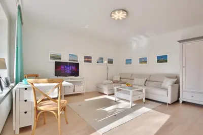 TV/Unterhaltungsangebot in der Unterkunft Haus Kastanienallee 3 Appartement 5