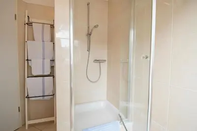 Ein Badezimmer in der Unterkunft Villa Wilhelma Apartment A2 1 OG