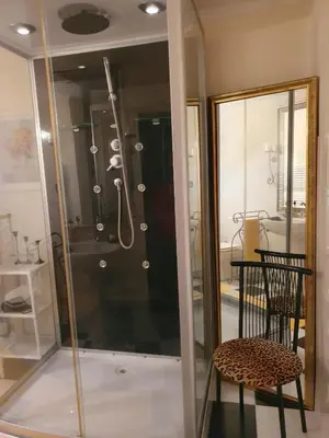 Ein Badezimmer in der Unterkunft Haus Nadine