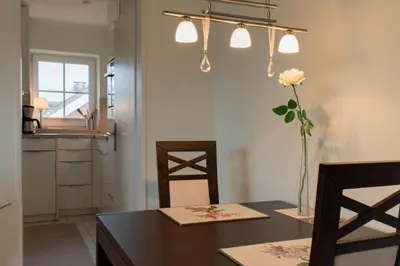 Küche/Küchenzeile in der Unterkunft Ferienwohnung Achtsam in Scharbeutz