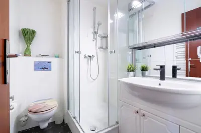 Ein Badezimmer in der Unterkunft Ferienpark Sierksdorf Maritime Ferienwohnung