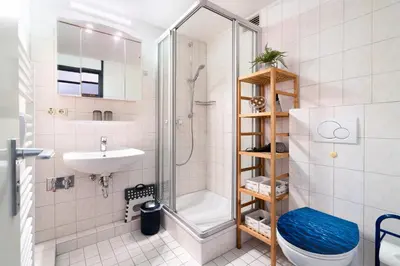 Ein Badezimmer in der Unterkunft Panoramic Sierksdorf App A04 3