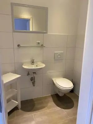 Ein Badezimmer in der Unterkunft Family Apartments Lübeck