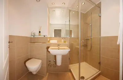 Ein Badezimmer in der Unterkunft Meer & Strand - Haus Meeresstrand Ferienwohnung 313