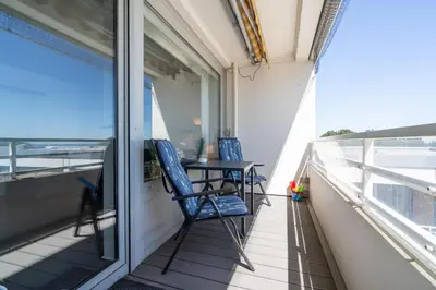 Ein Balkon oder eine Terrasse in der Unterkunft Ferienpark Sierksdorf App 388