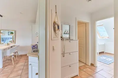Küche/Küchenzeile in der Unterkunft Hanseaten Residenz Sea Love Scharbeutz