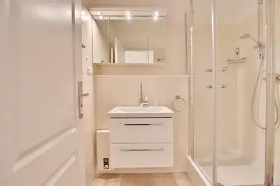Ein Badezimmer in der Unterkunft Kurparkresidenz Timmendorfer Strand Appartement 2