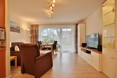 TV/Unterhaltungsangebot in der Unterkunft Kurparkresidenz Timmendorfer Strand Appartement 2