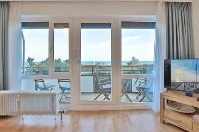 TV/Unterhaltungsangebot in der Unterkunft Residenz am Hang Küstenklang Appartement 110