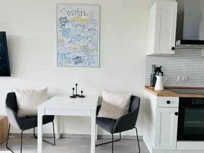 Küche/Küchenzeile in der Unterkunft Apartment Sundowner