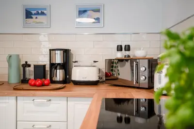 Küche/Küchenzeile in der Unterkunft KAS13b Ferienwohnung Merlina´s Home