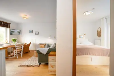 Ein Sitzbereich in der Unterkunft KAS13b Ferienwohnung Merlina´s Home