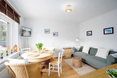Ein Sitzbereich in der Unterkunft KAS13b Ferienwohnung Merlina´s Home