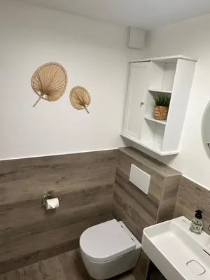 Ein Badezimmer in der Unterkunft Waterkant Apartments