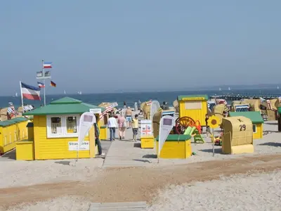 Ein allgemeiner Meerblick oder ein Meerblick von des Ferienhauses aus