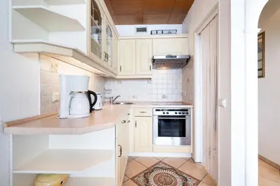 Küche/Küchenzeile in der Unterkunft Ferienpark Sierksdorf App 348