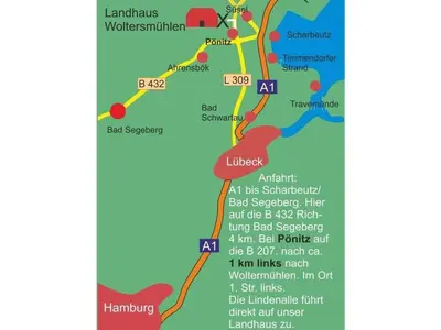 Grundriss der Unterkunft Woltersmeuhlen in Scharbeutz
