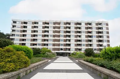 Das Gebäude in dem sich die Ferienwohnung befindet