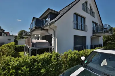 Das Gebäude in dem sich die Ferienwohnung befindet