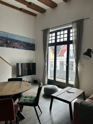 TV/Unterhaltungsangebot in der Unterkunft Altstadtwohnung am See